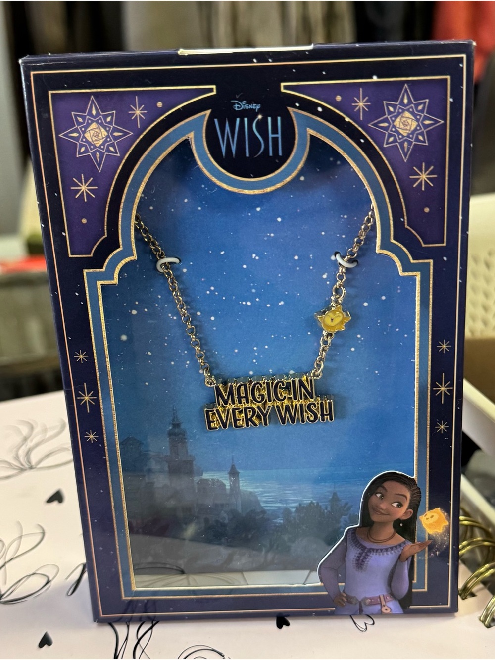 Disney Wish Gold-Tone "Magic in Every Wish" Pendant Necklace